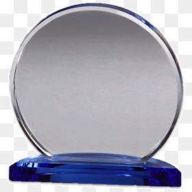 Blank Round Corona Crystal Award - Trophy, HD Png Download - glass award png