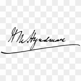 Henry Hyndman Signature, HD Png Download - henry png