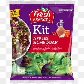 Apples & Cheddar Kit - Fresh Express Caesar Salad Kit, HD Png Download - head of lettuce png