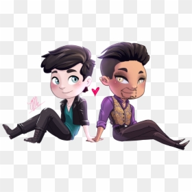 My Stickers For @maleczine - Malec Fanart, HD Png Download - magnus bane png
