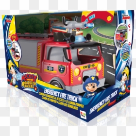 181922mm2 Box - Camion Bomberos Mickey Mouse, HD Png Download - mickey and the roadster racers png