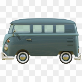 Transparent Van Clipart - Volkswagen Van Side Png, Png Download - van clipart png