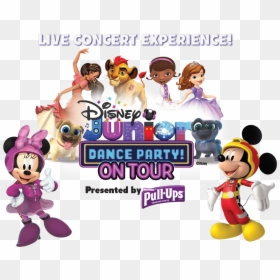 Disney Junior Dance Party Tour - Disney Junior Dance Party On Tour 2018, HD Png Download - mickey and the roadster racers png