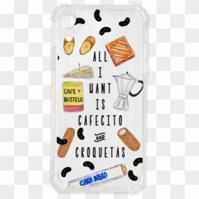 Cafecito & Croquetas Phone Case - Junk Food, HD Png Download - croquetas png