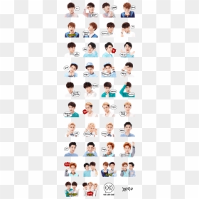 Exo Special Line Sticker Gif & Png Pack - Osomatsu San Stickers Whatsapp, Transparent Png - exo baekhyun png