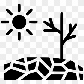 Drought Disaster Sun - Drought Clipart Black And White, HD Png Download - sun doodle png