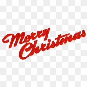 Merry Christmas Banner Png Photo Background - Calligraphy, Transparent Png - merry christmas sign png