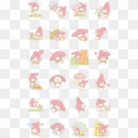 My Melody Whatsapp Sticker, HD Png Download - my melody png