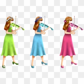 Illustration, HD Png Download - violinist png
