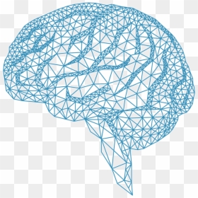 Geometric Brain, HD Png Download - brain gears icon png