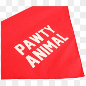 Frenchie Pawty Animals Red Bandana - Paper, HD Png Download - bandana.png