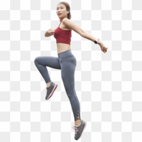 Girl, HD Png Download - woman jumping png