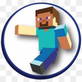 Minecraft - Minecraft Steve Arm Out, HD Png Download - minecraft steve running png