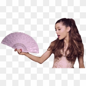 Ariana Grande The Way Png , Png Download - Fan Holding Right Hand, Transparent Png - ariana png