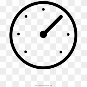Velocímetro Página Para Colorear - Wall Clock, HD Png Download - velocimetro png