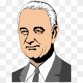 Clipart - Lyndon B Johnson Cartoon, HD Png Download - dwayne johnson face png