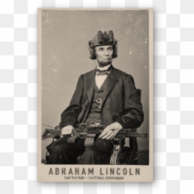 Lincoln Poster - Abraham Lincoln 5 Dollar Bill Portrait, HD Png Download - lincoln hat png