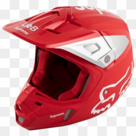Supreme Fox Racing V2 Helmet "ss - Casco Supreme Fox, HD Png Download - racing helmet png