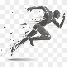 Running Track And Field Athletics Clip Art - Track And Field Png, Transparent Png - guy jumping png