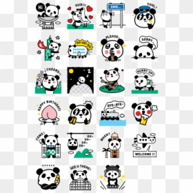 1600 Pandas Tour, HD Png Download - facebook sticker png