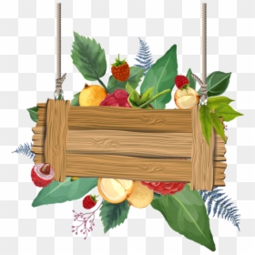 Beautiful Watercolor Tropical Summer Fruits, Tropical, - Wooden Hanging Png, Transparent Png - tropical fruits png