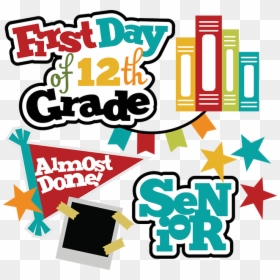 First Day Of 12th Grade Sign, HD Png Download - first day of school png