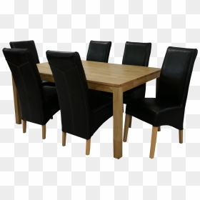 Modern Dining Room Table Png On Simple New Sets Leather - Chair, Transparent Png - table top view png