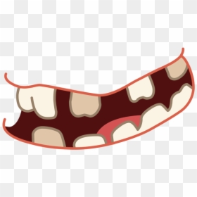 Mouth Cartoon Clip Art - Cartoon Mouth, HD Png Download - smiling teeth png