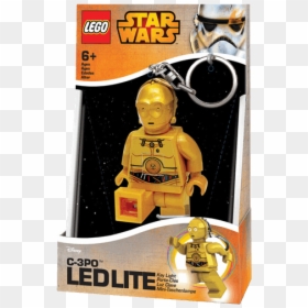 Lego C3po Flashlight Keychain Ebay, HD Png Download - c-3po png