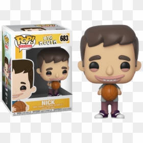 Nick Pop Vinyl Figure - Big Mouth Nick Funko, HD Png Download - nick valentine png