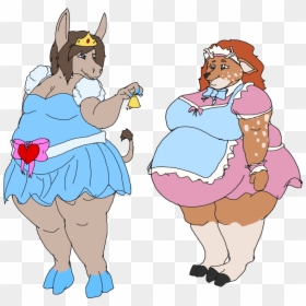 Princess Eseline And Her Maid - Cartoon, HD Png Download - dragon maid png