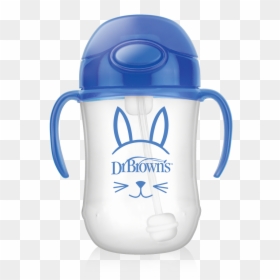 Dr Brown's Baby's First Straw Cup, HD Png Download - bendy straw png