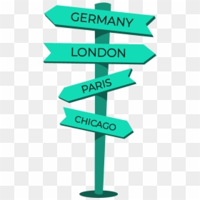 Direction Sign - Sign, HD Png Download - direction sign png