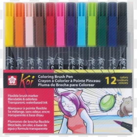 Sakura Koi Brushpens Set, HD Png Download - pen stroke png