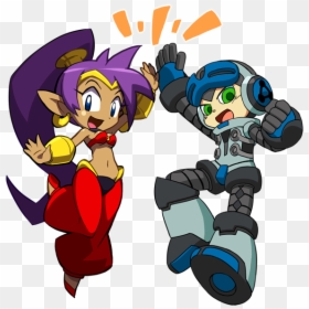 Shantae Mighty No 9, HD Png Download - shantae half genie hero png