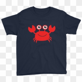 Cute Red Crab Kids T-shirt - T-shirt, HD Png Download - red crab png