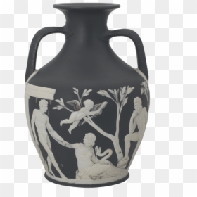 Wedgwood Portland Vase Copy, HD Png Download - modern vase png