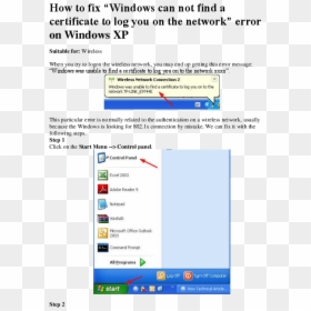 Windows Xp, HD Png Download - windows xp error png