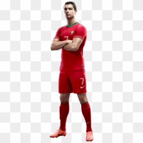 Cristiano Ronaldo Portugal Uniform, HD Png Download - wayne rooney png