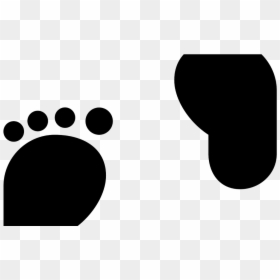 Footprints Child Png Clipart , Png Download - Circle, Transparent Png - black child png