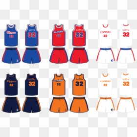 Clippers Uniforms-02, HD Png Download - la clippers png