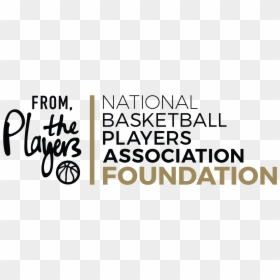 Nbpa Foundation From The Players Logo Lockup Black - Conservation International New, HD Png Download - la clippers png