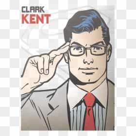 Superman, HD Png Download - clark kent png