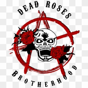 Anarchy Symbol Png, Transparent Png - dead roses png