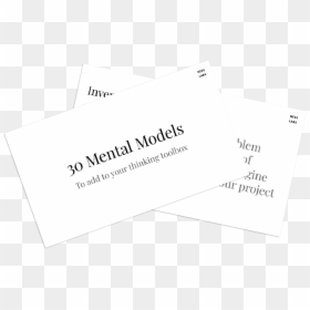 Mental Models Toolbox - Calligraphy, HD Png Download - infomercial png