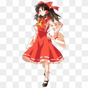 The Outsider Who Loved Gensokyo Wiki - Touhou Reimu Full Body, HD Png Download - reimu png