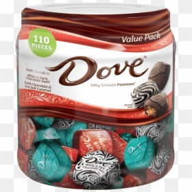 15 Oz Dove Chocolate Variety, HD Png Download - candy jar png