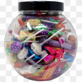 Large "cookie - Glass Bottle, HD Png Download - candy jar png