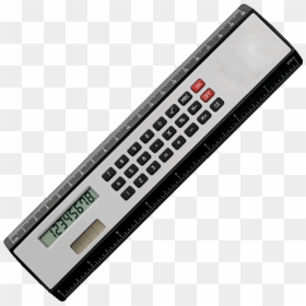 Calculator And Ruler As One, HD Png Download - black calculator png