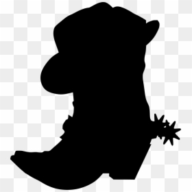 Cowgirl Boot Clipart Png Transparent Png , Png Download - Clipart Cowboy Boot Silhouette, Png Download - cowgirl clipart png